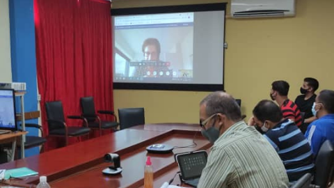 Moment de la segona sessió de la Jornada Tècnica entre la UAB i la UNISS-Cuba